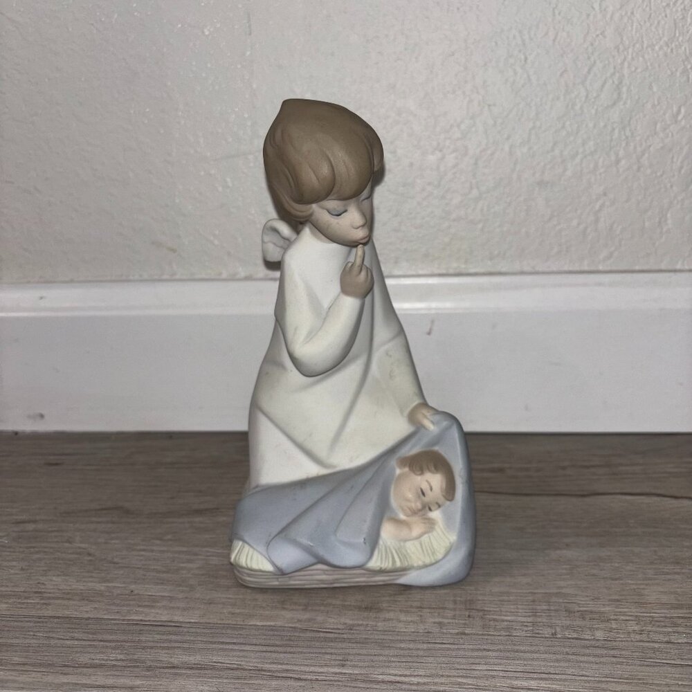 Lladro Guardian Angel Statue